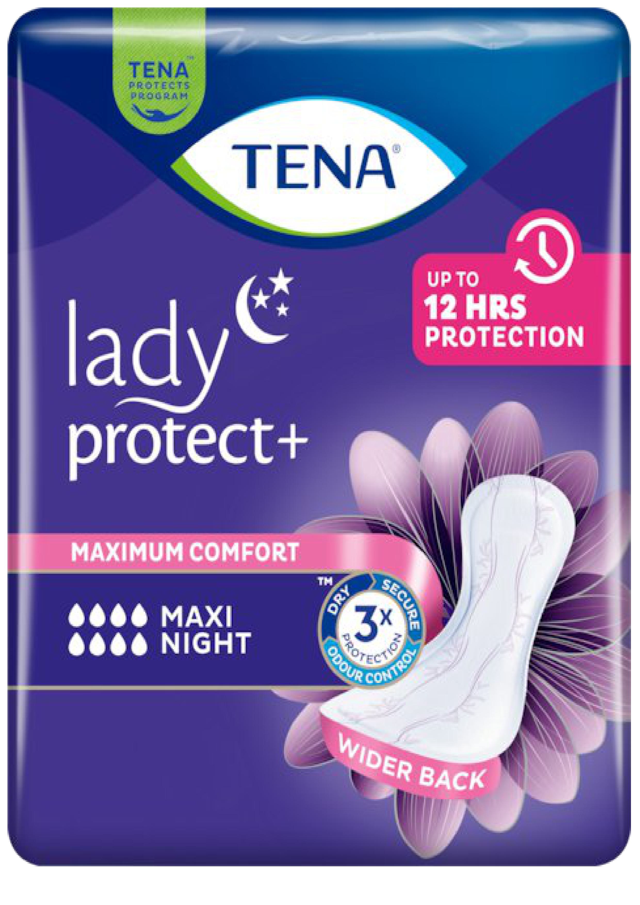 Урологічні прокладки для жінок TENA Lady Maxi Night Protect +